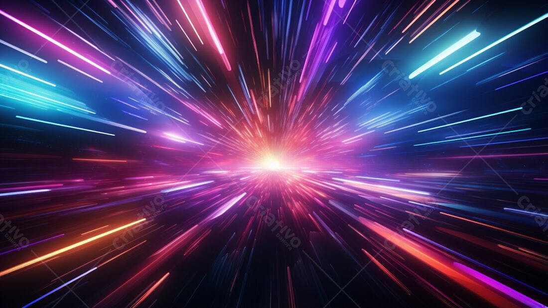 Textura Luz Neon para Fundo de Games