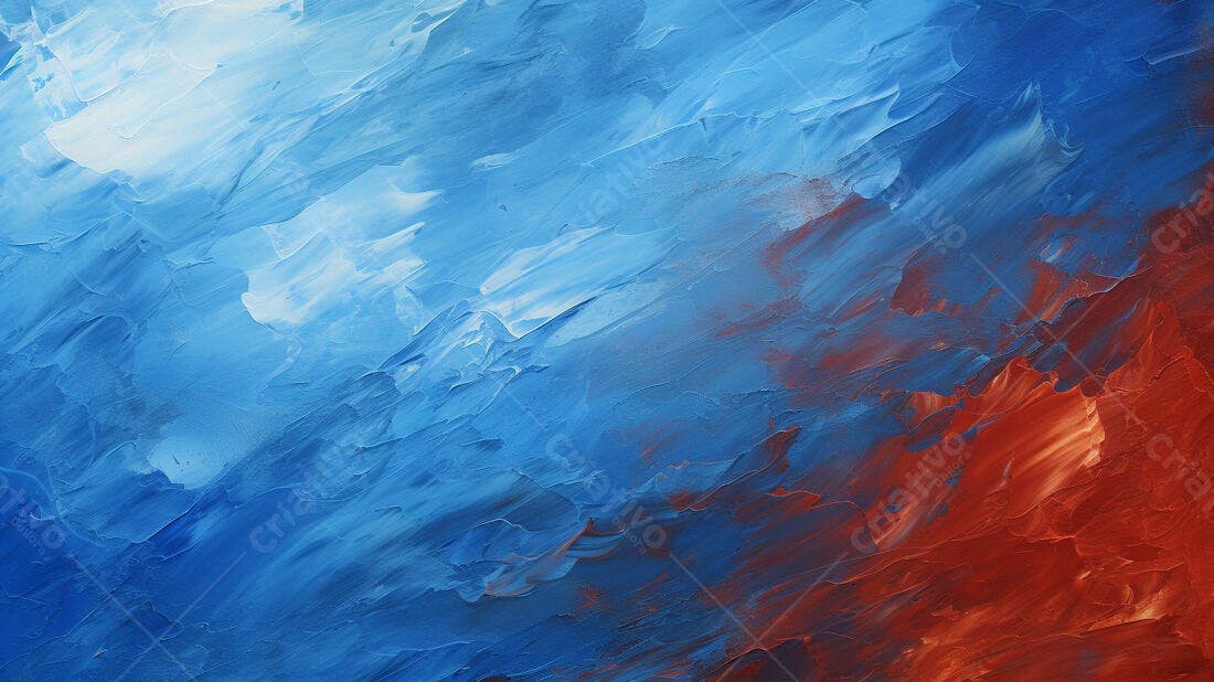 Textura Abstrata Azul e Vermelho para Fundo