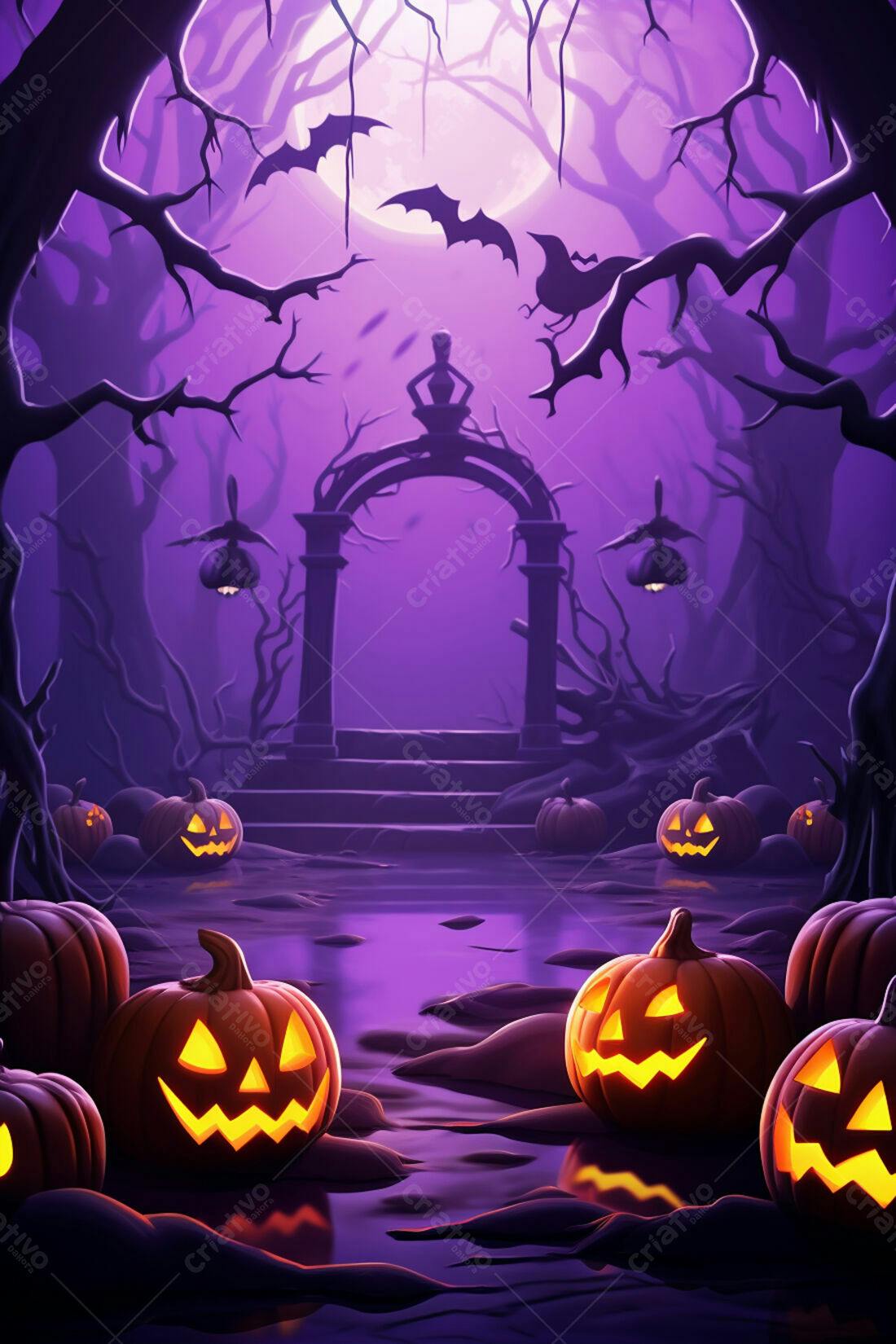 Textura Halloween Fundo Sombrio