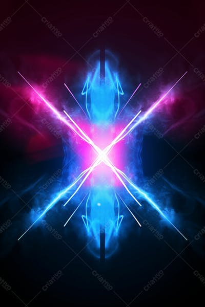 Baixe De Graça Background Iluminado Neon Rosa Azul (1)
