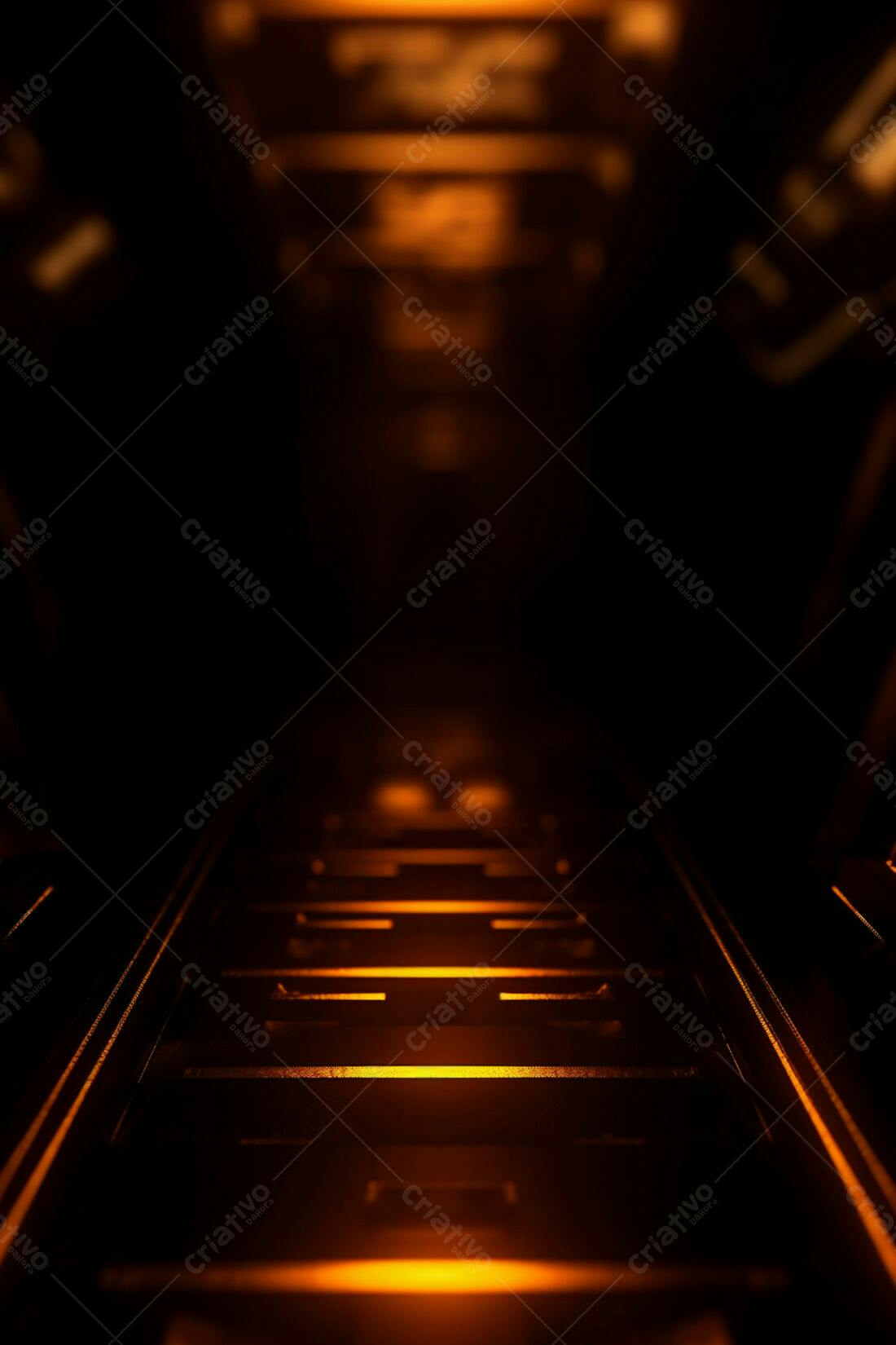 Textura Metal Laranja Escuro para Fundo Sci-Fi