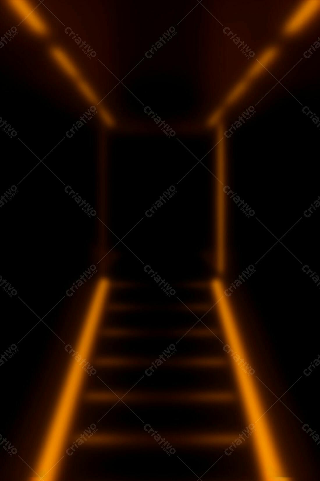 Textura Luz Neon Laranja para Fundo