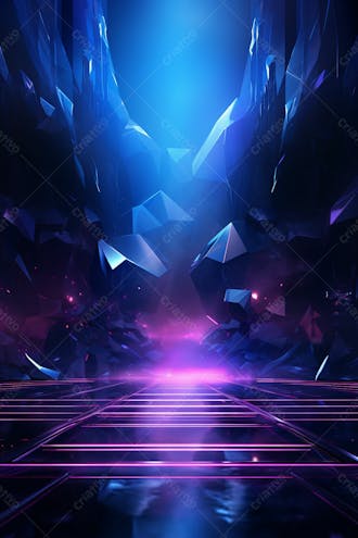 Baixe de graça background neon futurista