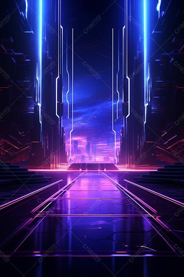 Baixe de graça background neon futurista