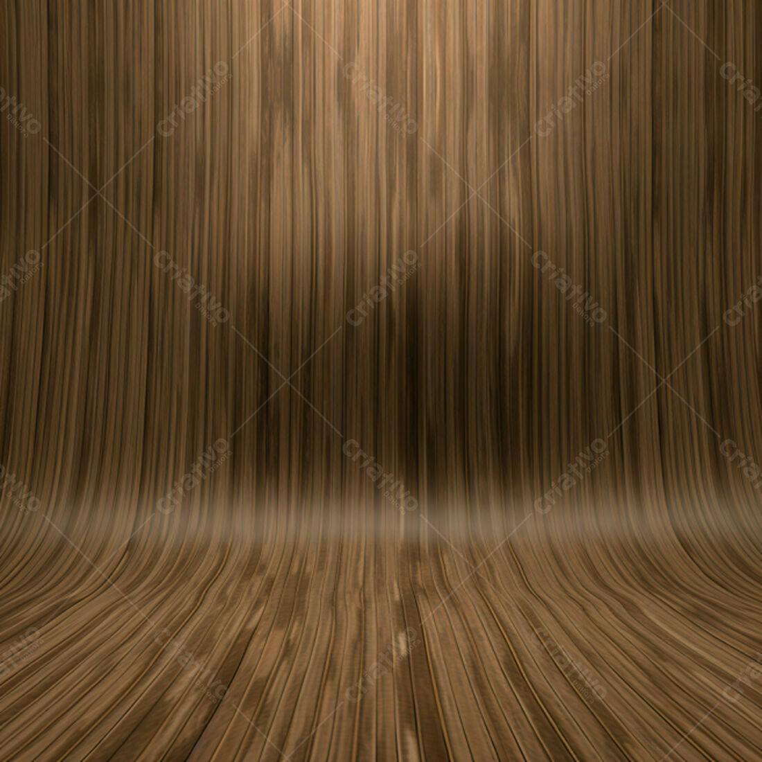 Textura Madeira Curvada Marrom para Fundo