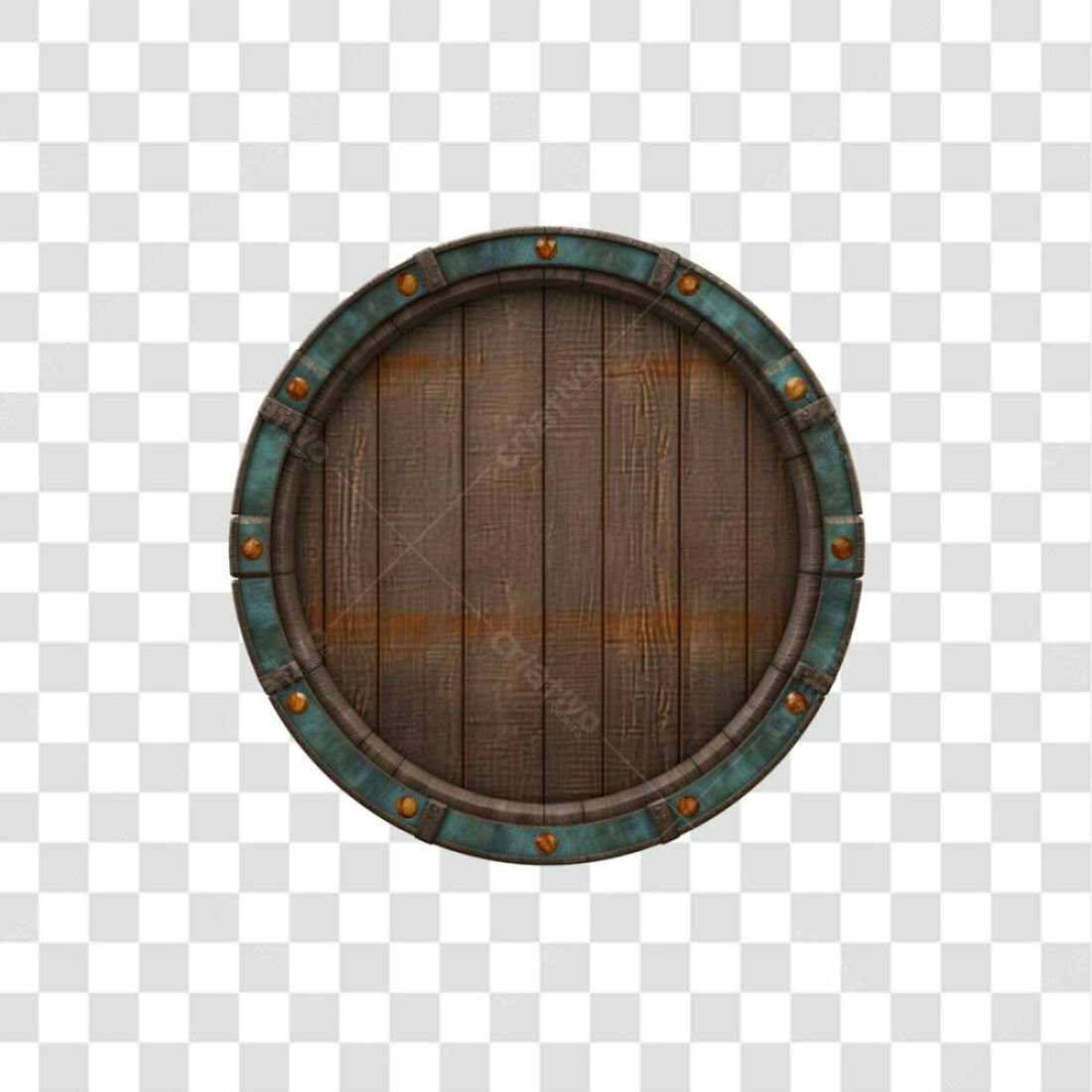 Icone Madeira Barril PNG com fundo transparente