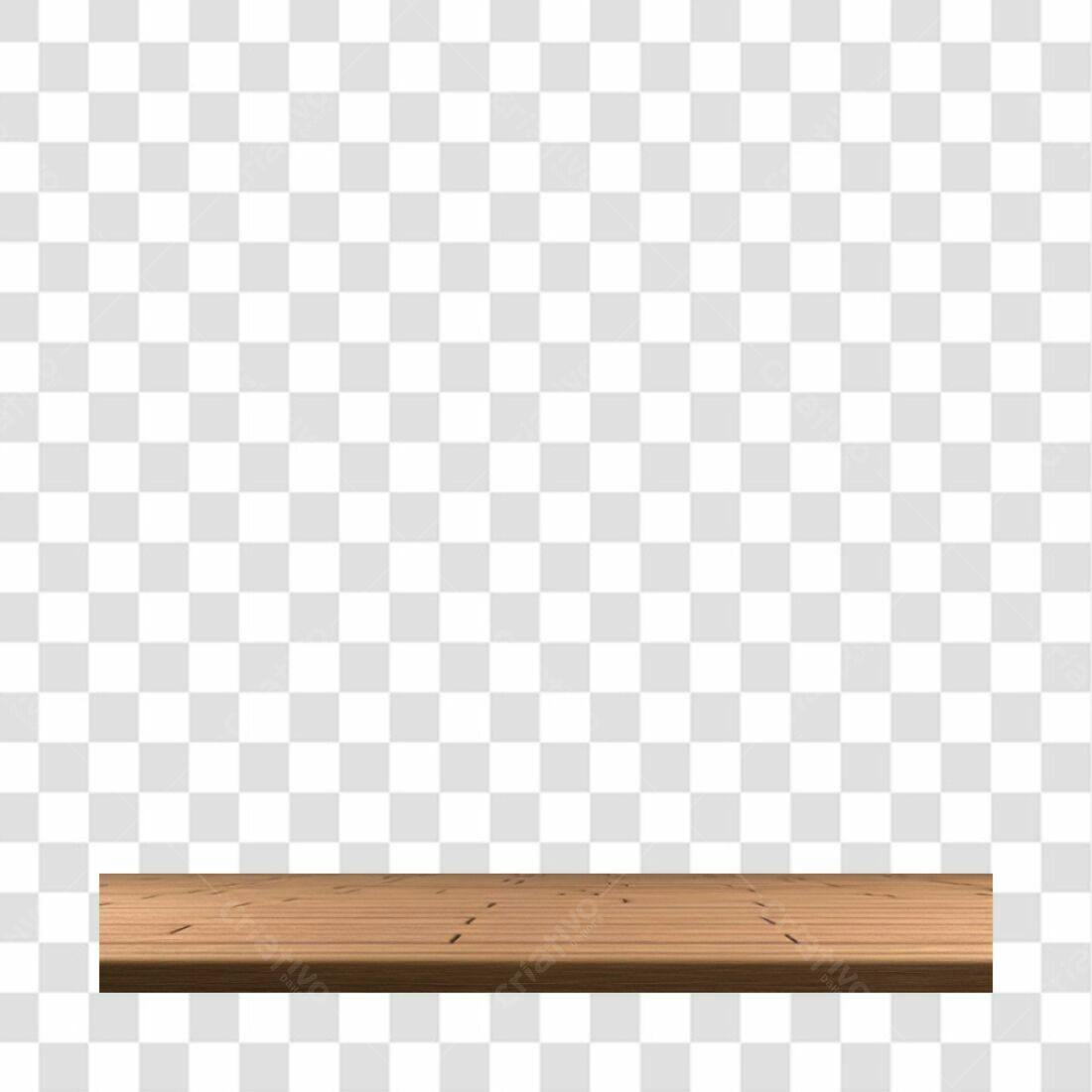 Mesa de Madeira PNG com fundo transparente