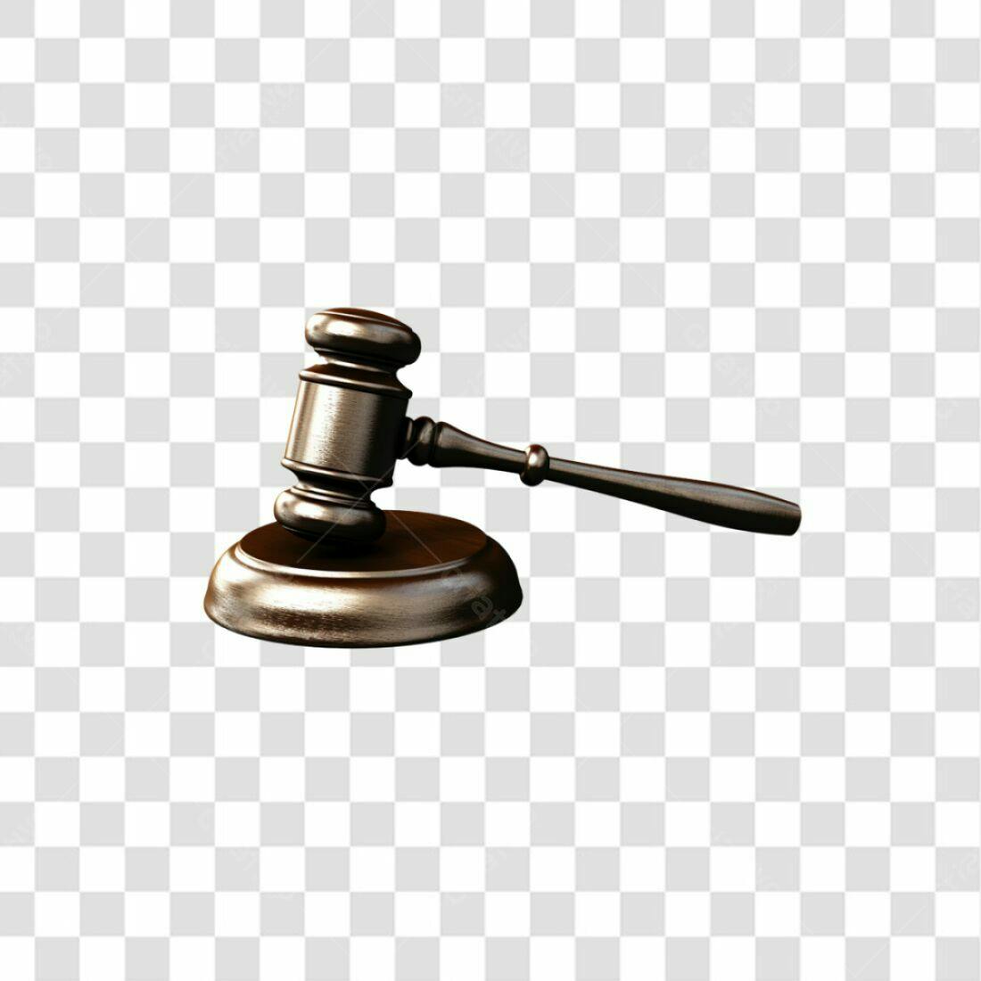 Icone Judiciário Martelo PNG com fundo transparente