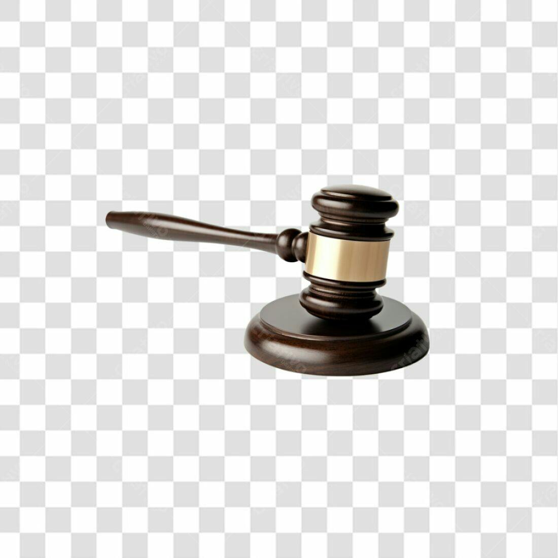 Icone Judiciário Martelo PNG com fundo transparente