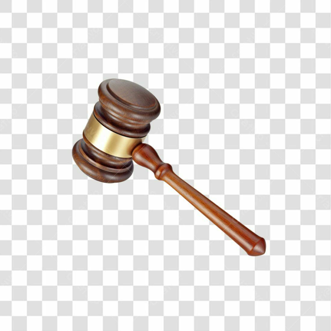 Icone Judiciário Martelo PNG com fundo transparente