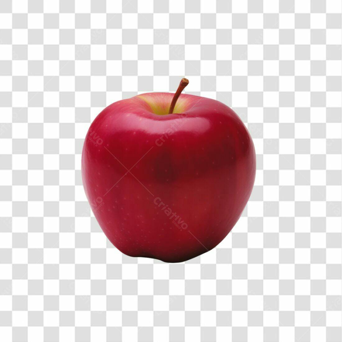 Icone Maçã Vermelha PNG com fundo transparente