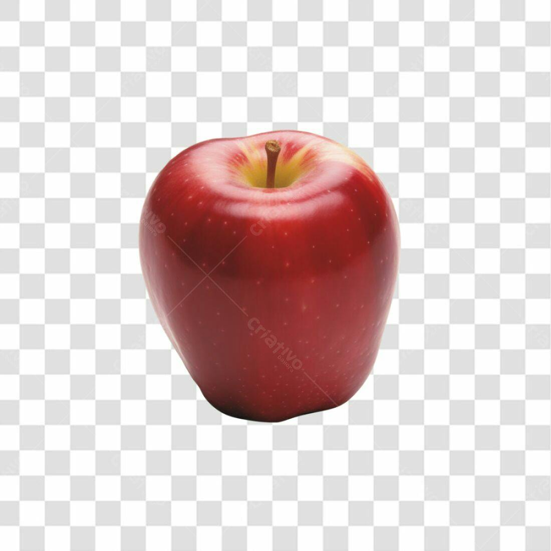 Icone Maçã Vermelha PNG com fundo transparente