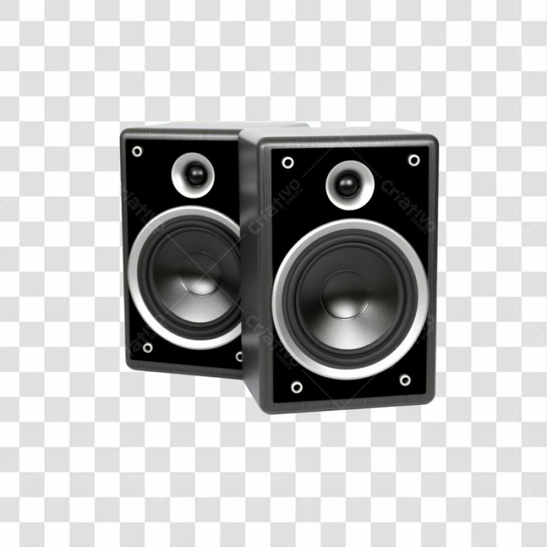 Icone Música Caixas de Som PNG com fundo transparente