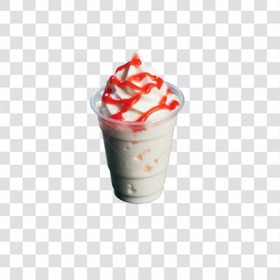 Milkshake Cobertura De Morando Imagem  Png