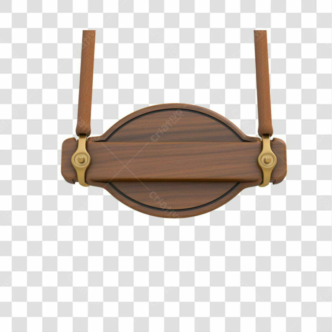 Placa de Madeira PNG com fundo transparente