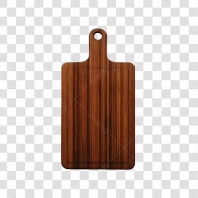 Tábua De Carne De Madeira Em Formato Png Sem Background (1)
