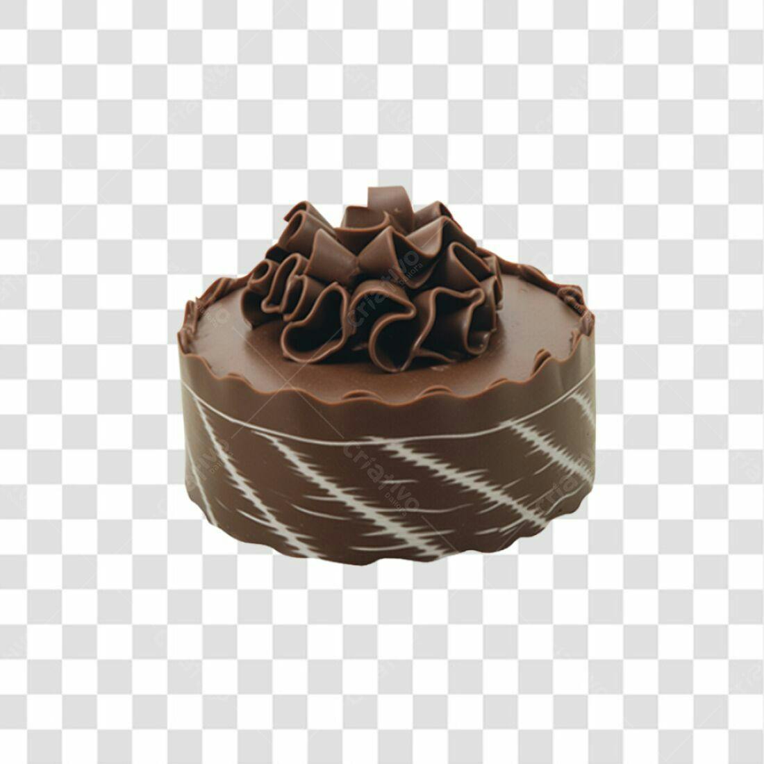 Icone Bolo de Chocolate PNG com fundo transparente