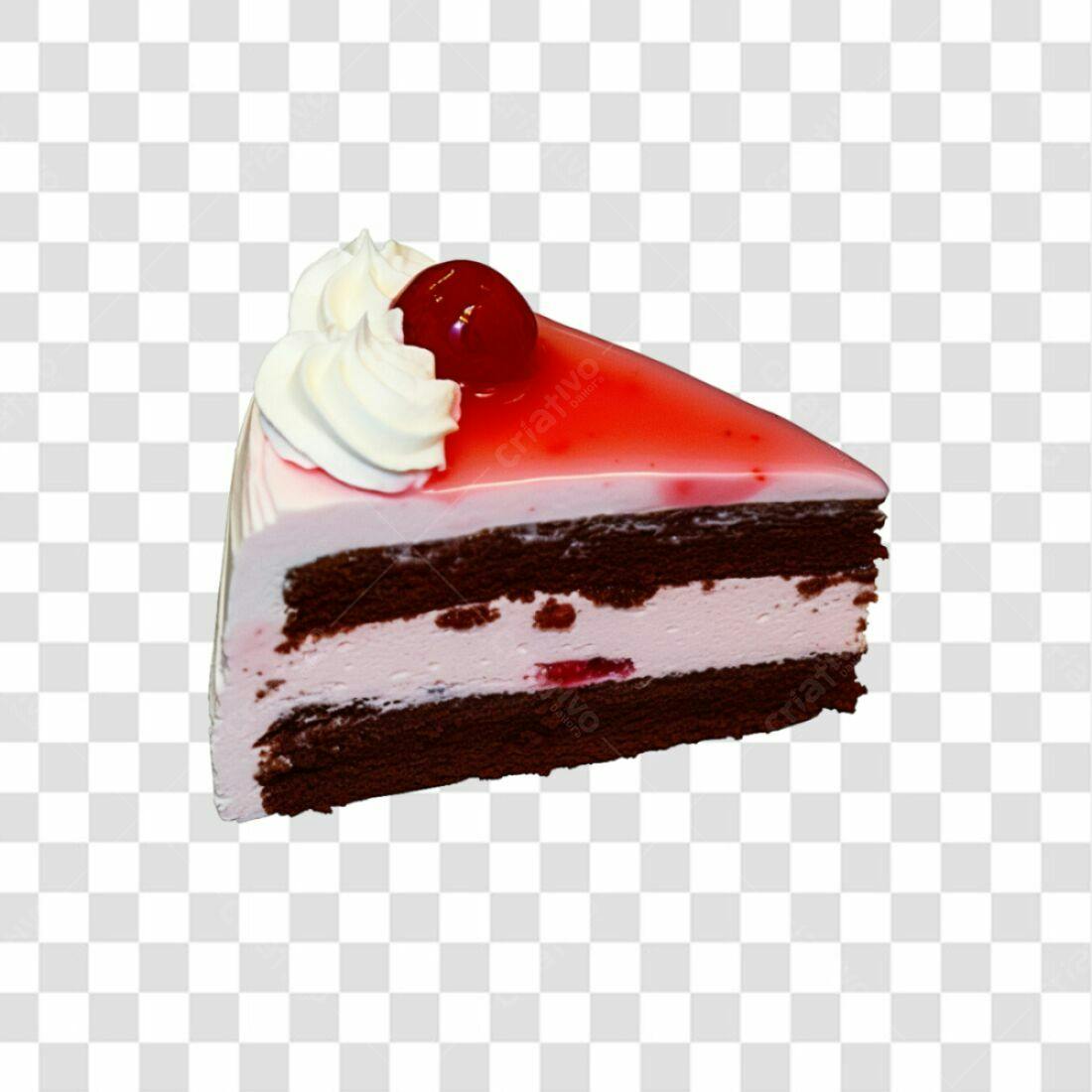 Icone Bolo de Morango PNG com fundo transparente