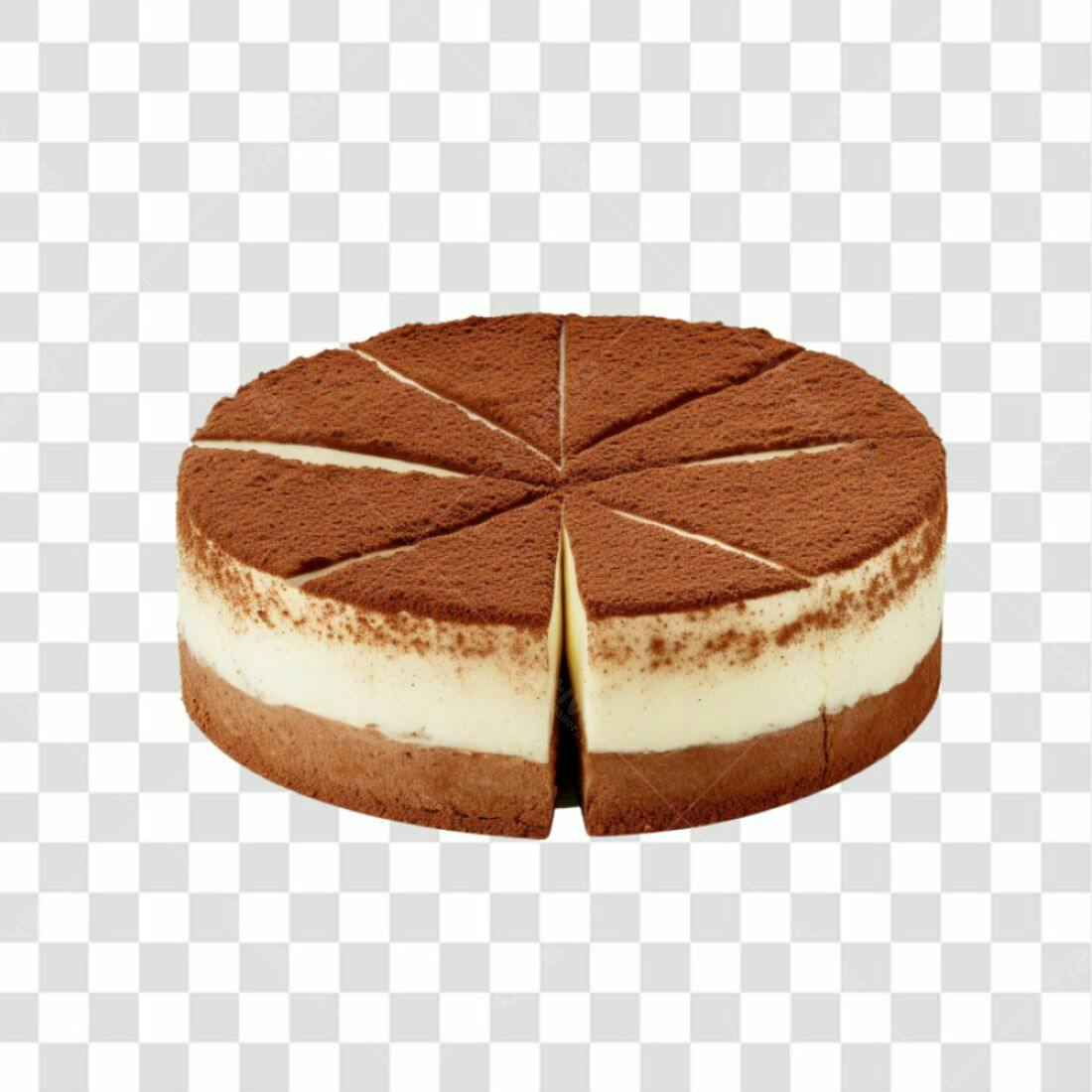 Imagem Bolo Tiramisu PNG com fundo transparente