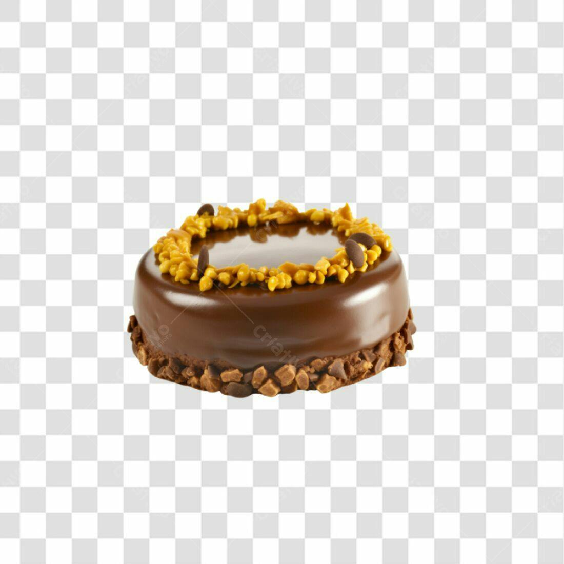 Icone Bolo de Chocolate PNG com fundo transparente