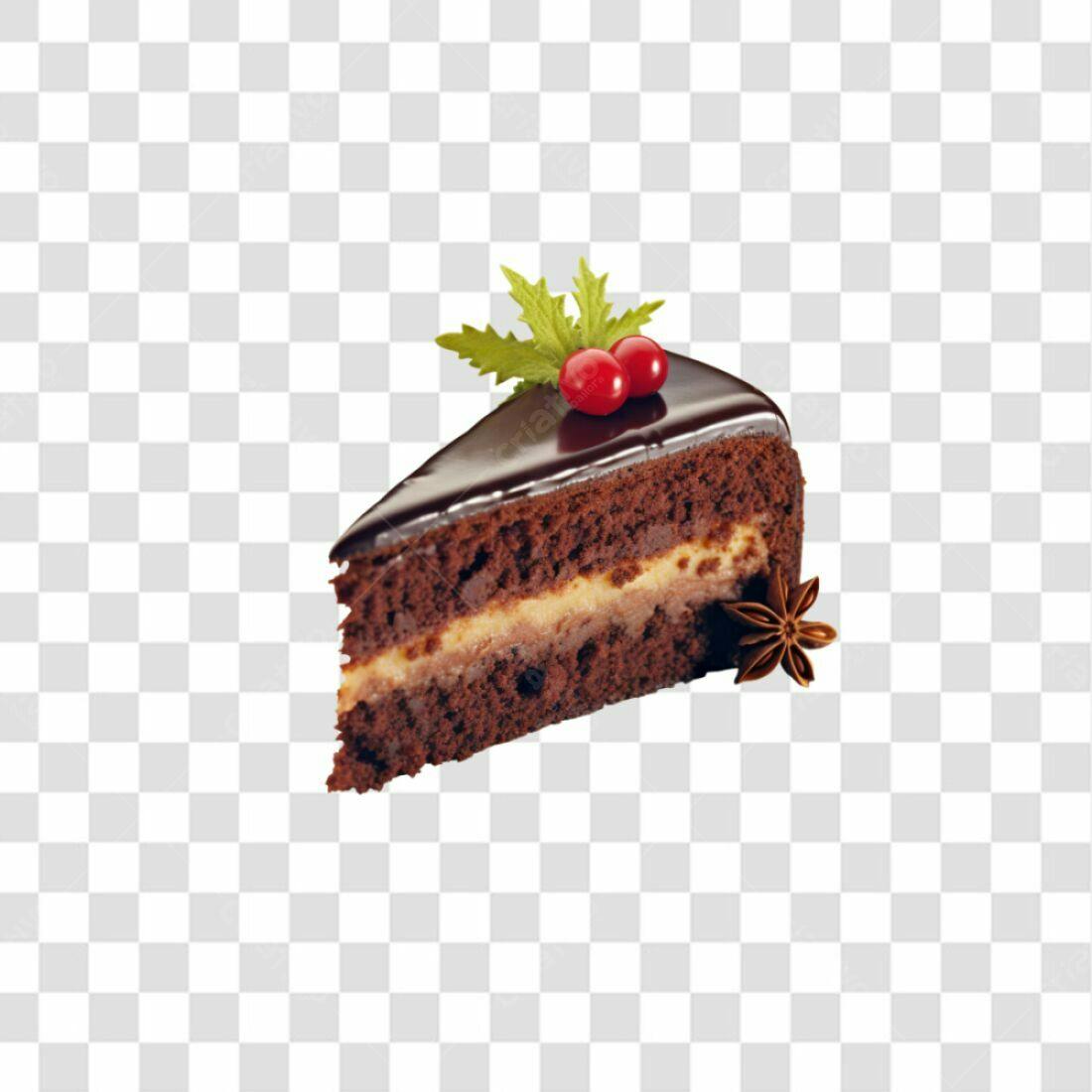 Imagem PNG Bolo de Chocolate com Fundo Transparente