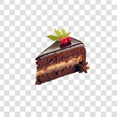 Imagem PNG Bolo de Chocolate com Fundo Transparente