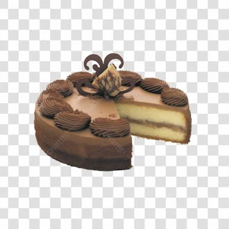 Bolo delicioso perfeito para composição imagem sem fundo em png