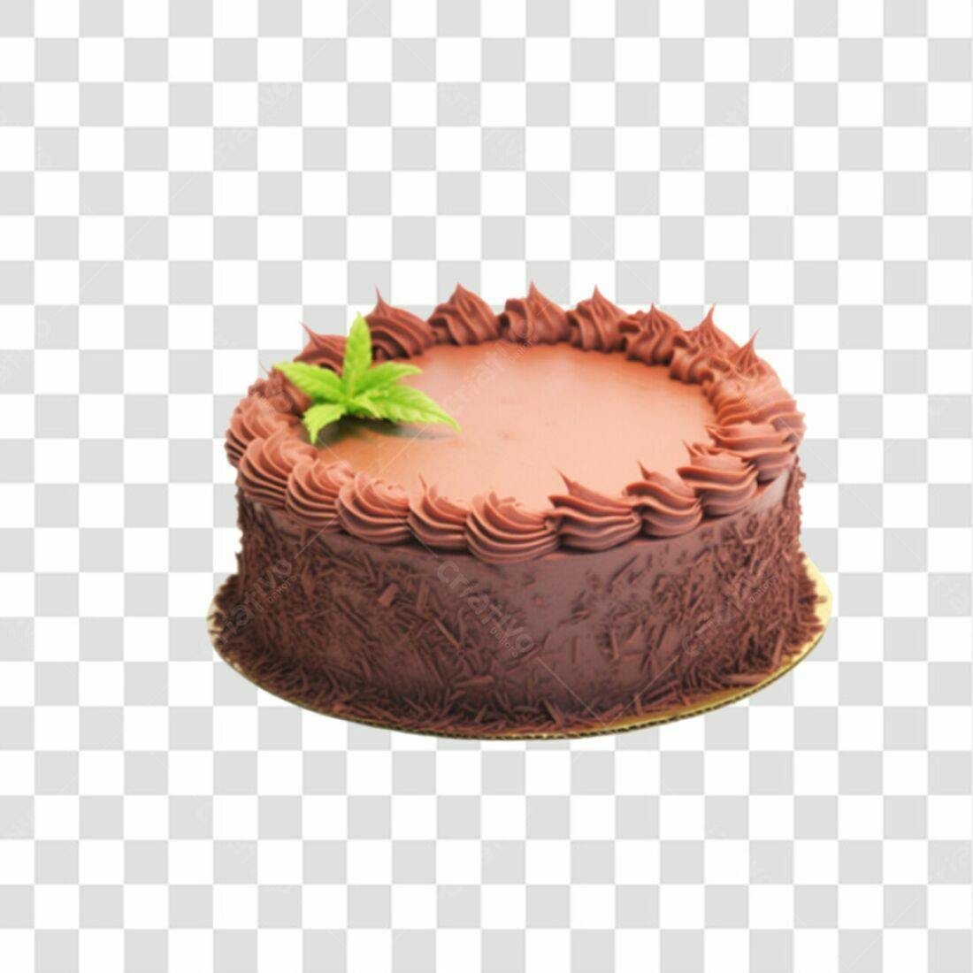 Icone Bolo de Chocolate PNG com fundo transparente