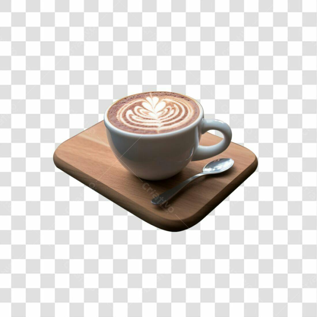 Icone Café Cappuccino PNG com fundo transparente