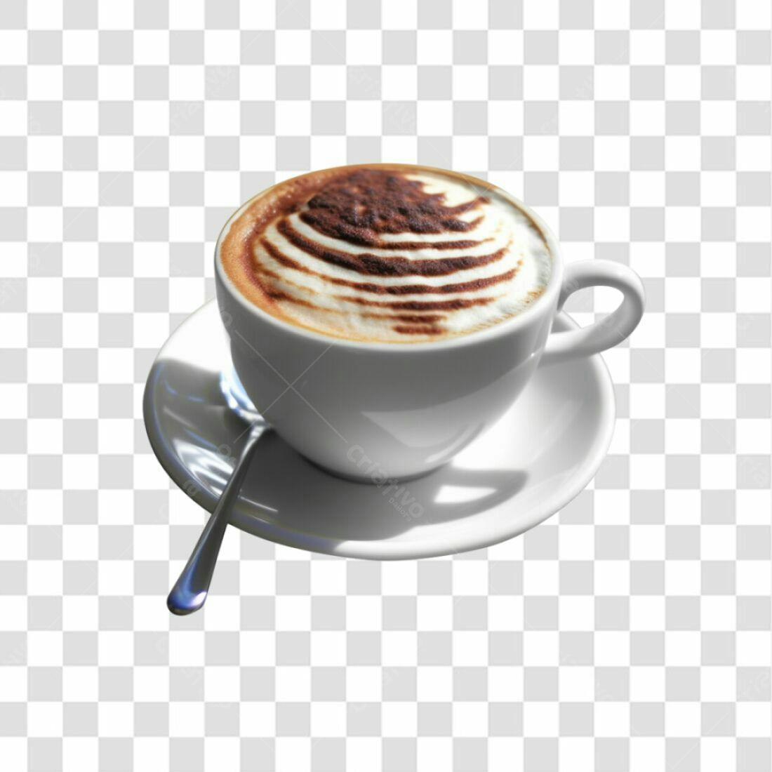Icone Café Cappuccino PNG com fundo transparente