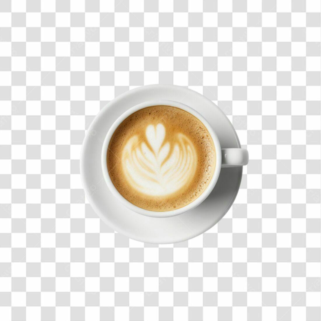 Icone Café Latte PNG com fundo transparente