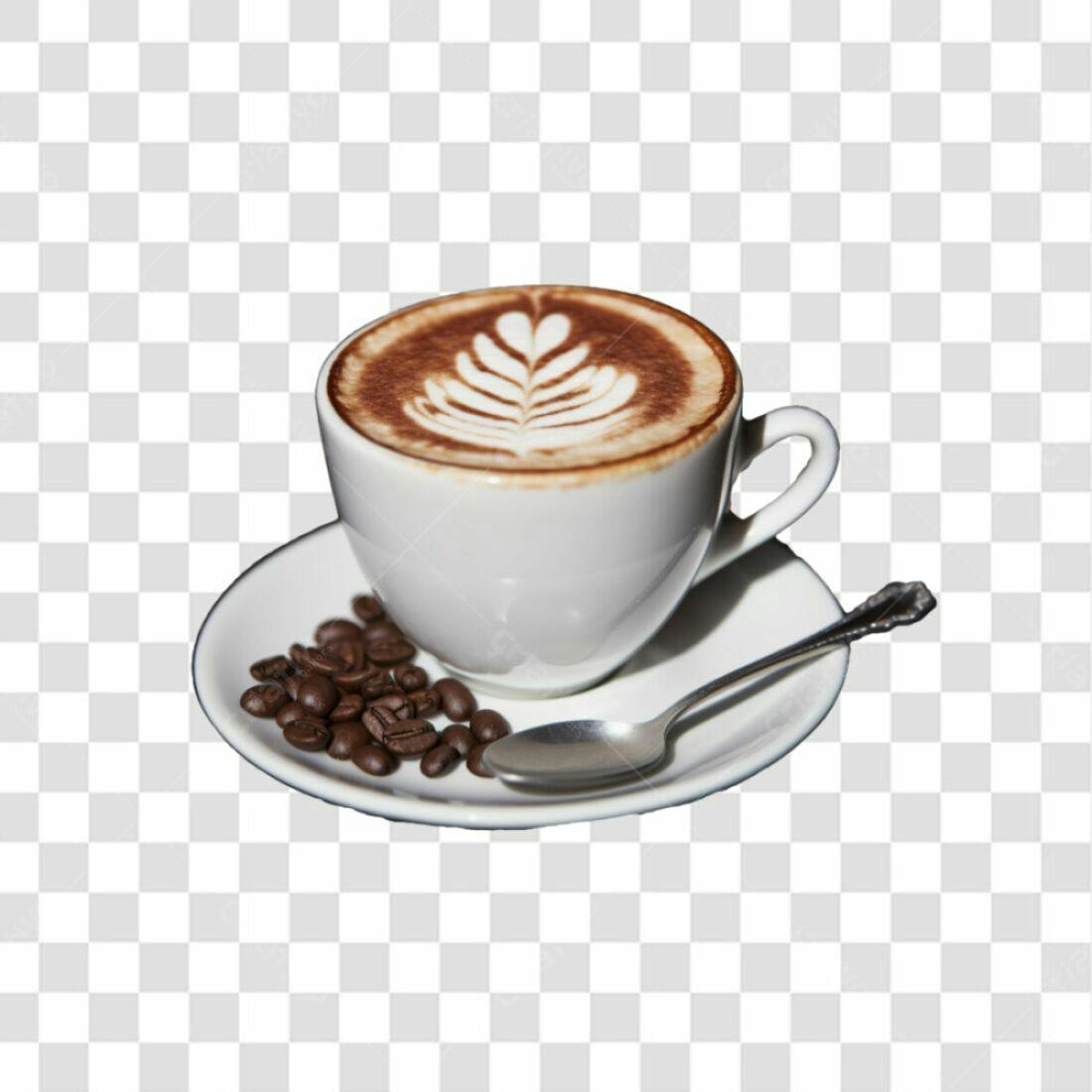 Icone Café Cappuccino PNG com fundo transparente
