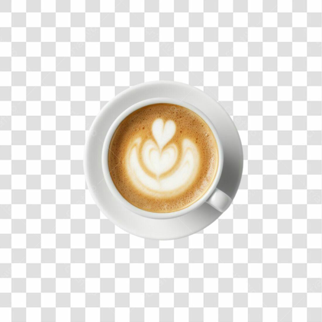 Icone Café Latte PNG com fundo transparente