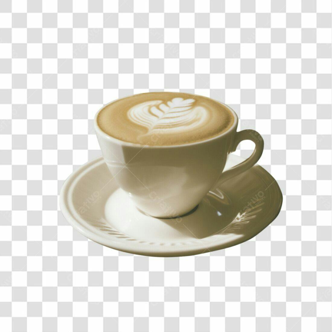 Icone Café Latte PNG com fundo transparente