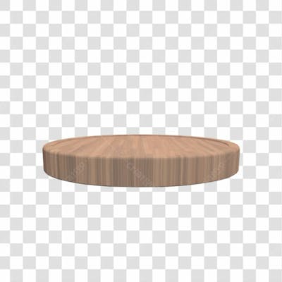 Baixe De Graça Podium De Madeira 3D  Background Transparente Png (4)