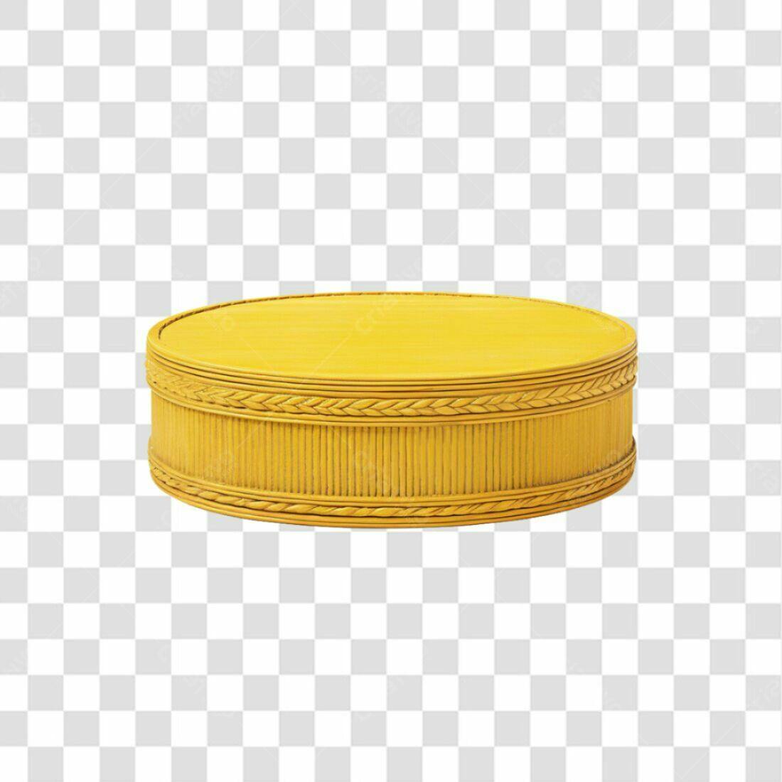 Icone de pedestal amarelo PNG com fundo transparente