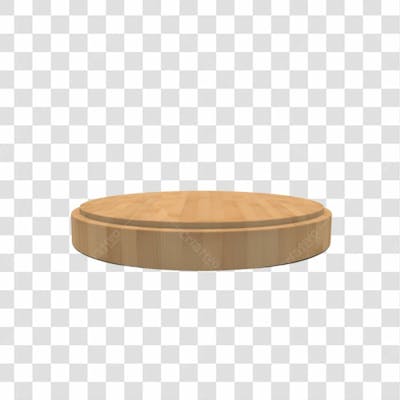 Baixe De Graça Podium De Madeira 3D  Background Transparente Png (8)