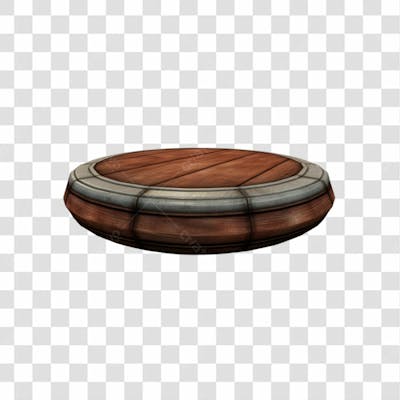 Baixe De Graça Podium De Madeira 3D  Background Transparente Png (12)