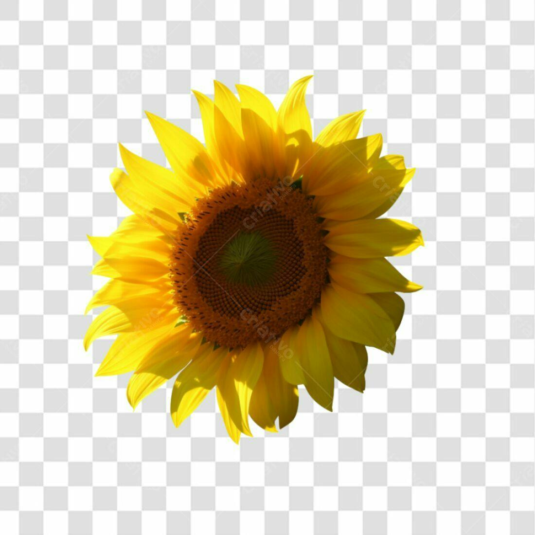 Icone Girassol PNG com fundo transparente