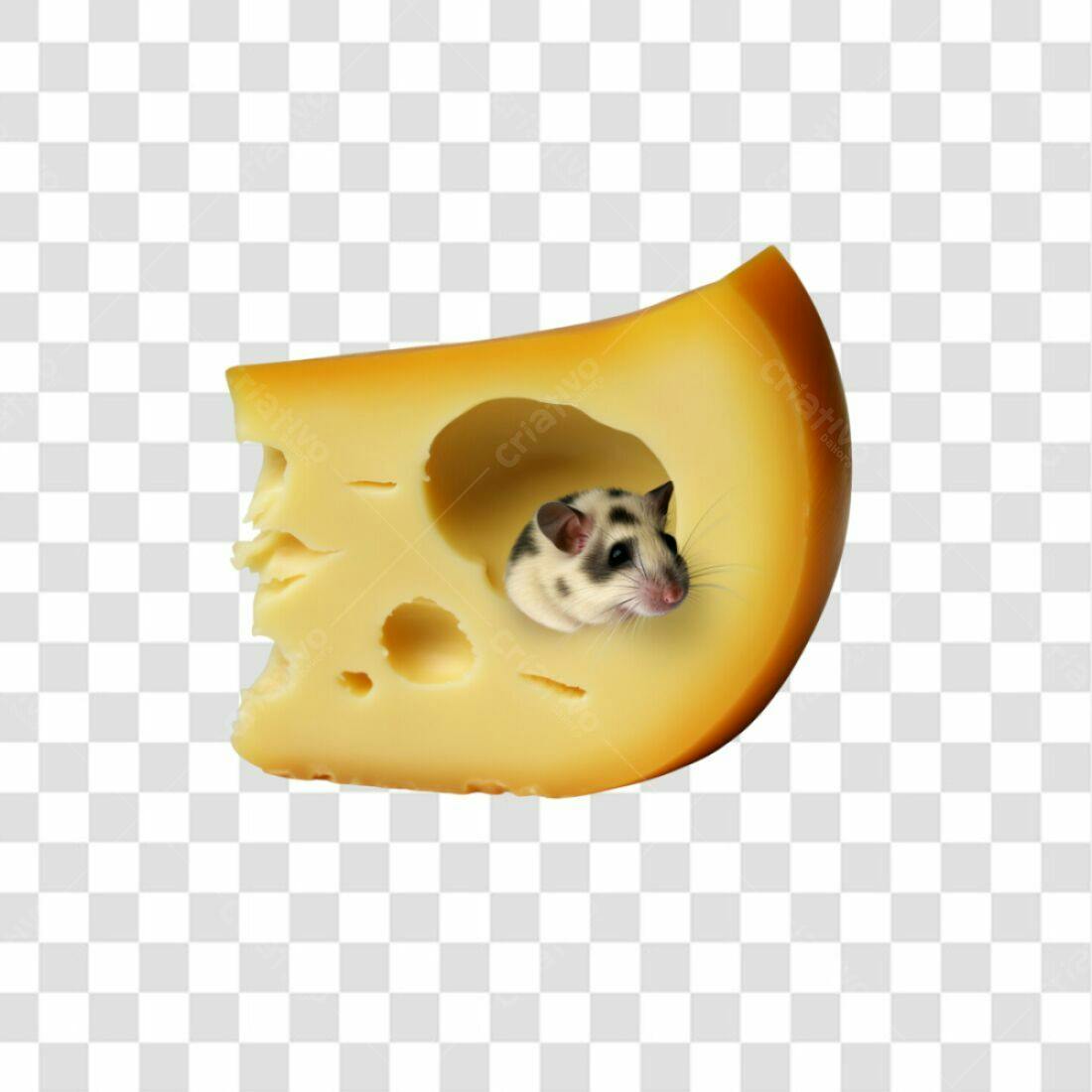 Icone Rato em Queijo PNG com fundo transparente