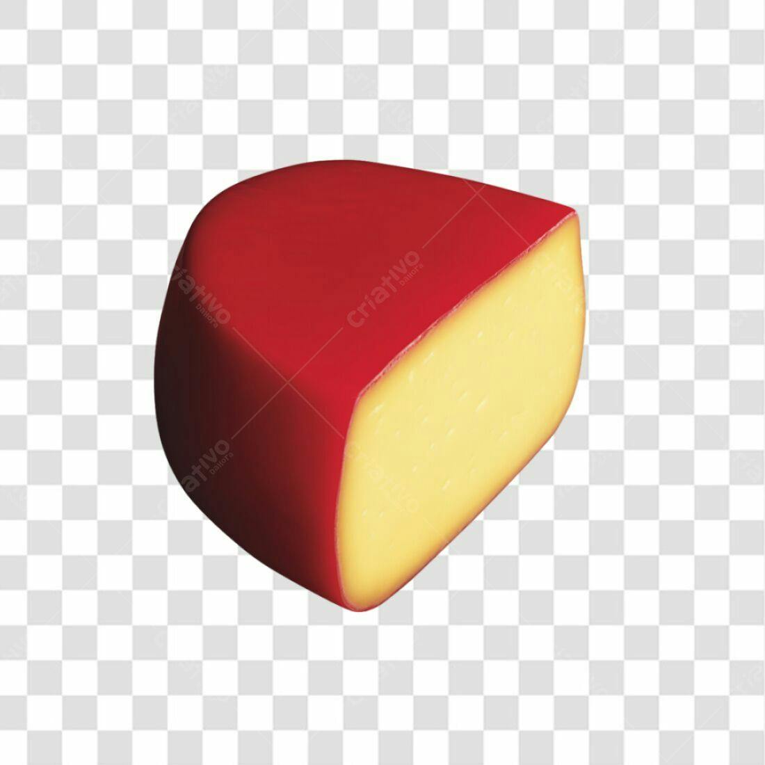 Icone Queijo Edam PNG com fundo transparente