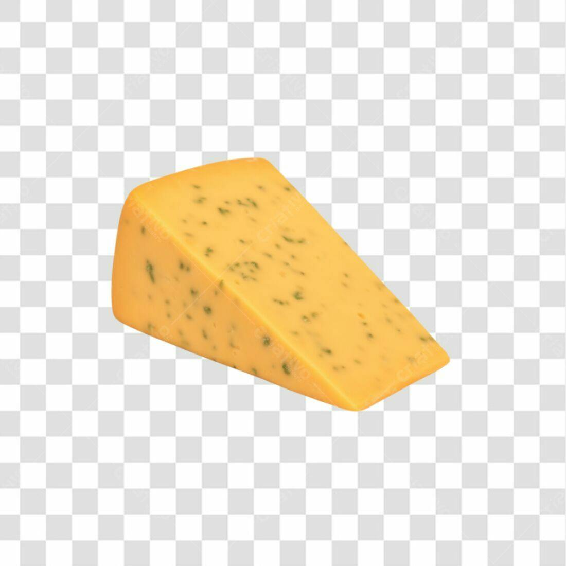 Icone Queijo Cheddar com Ervas PNG com fundo transparente
