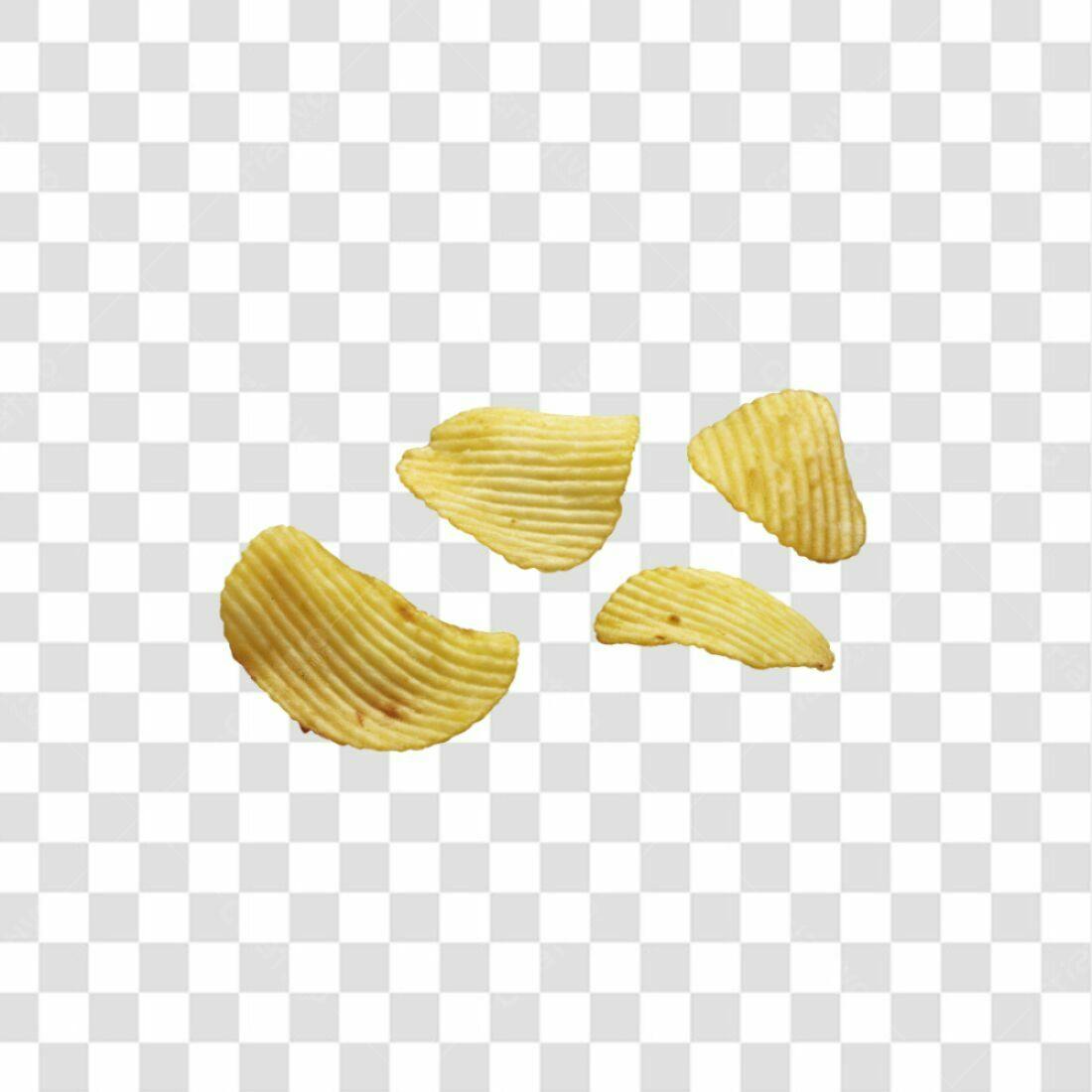 Icone Batata Chips PNG com fundo transparente