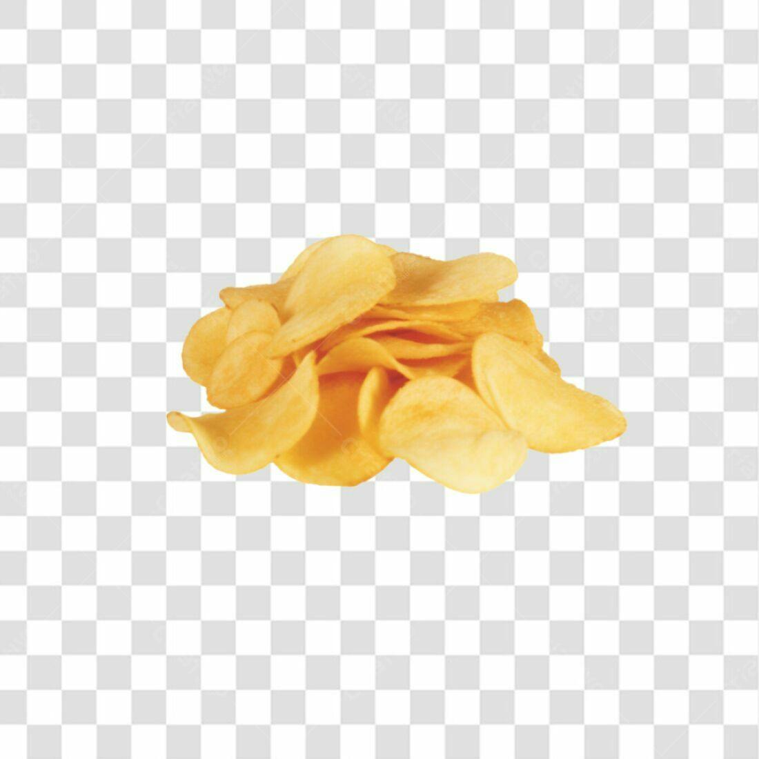 Icone de Batata Chips PNG com fundo transparente
