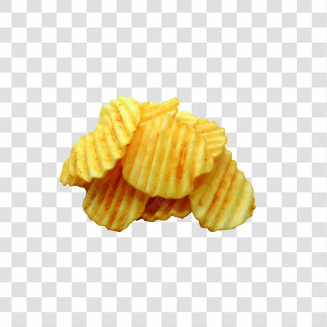 Icone Batata Chips PNG com fundo transparente