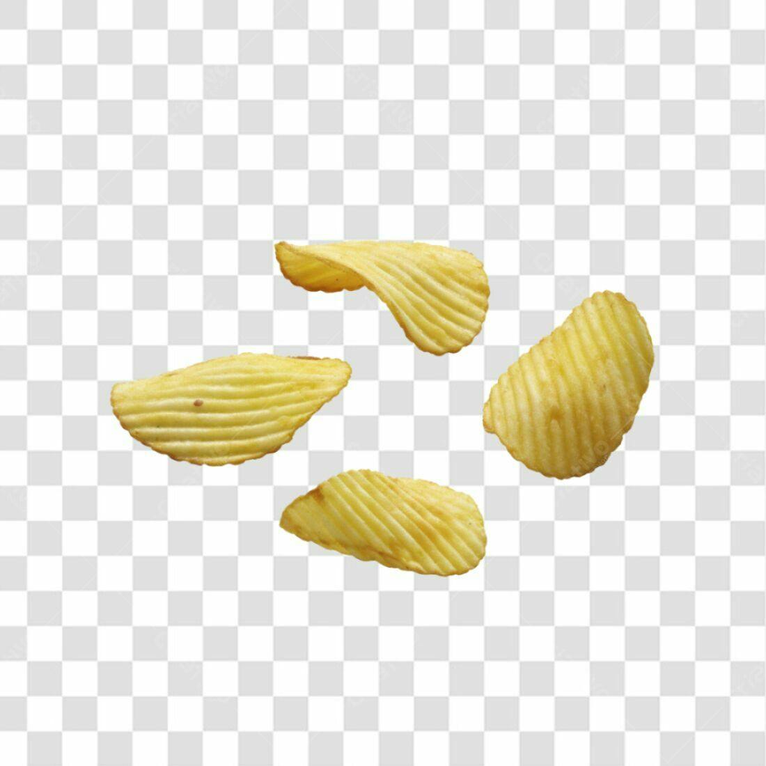 Icone Batata Chips PNG com fundo transparente
