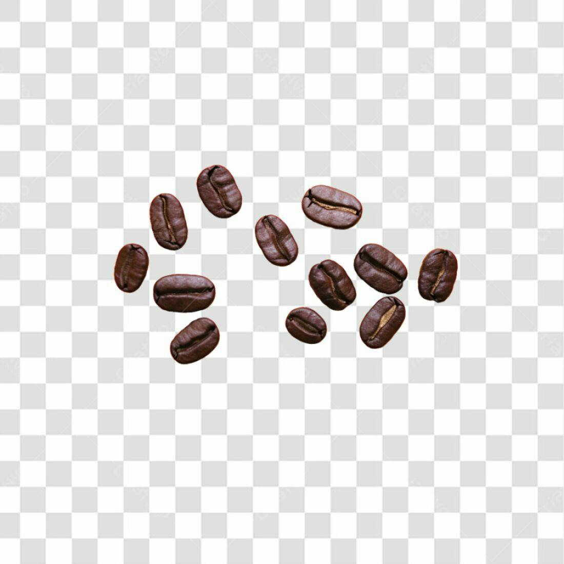 Icone Grãos de Café PNG com fundo transparente