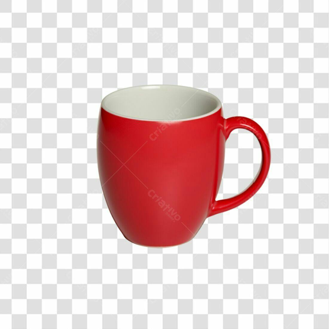 Icone Caneca Vermelha PNG com fundo transparente