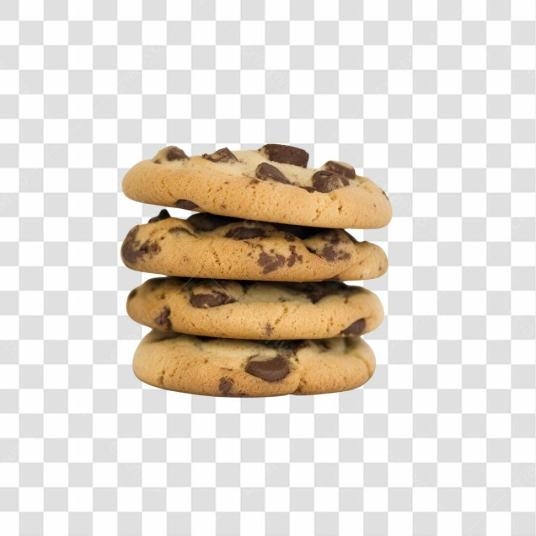 Icone de Cookies de Chocolate PNG com fundo transparente