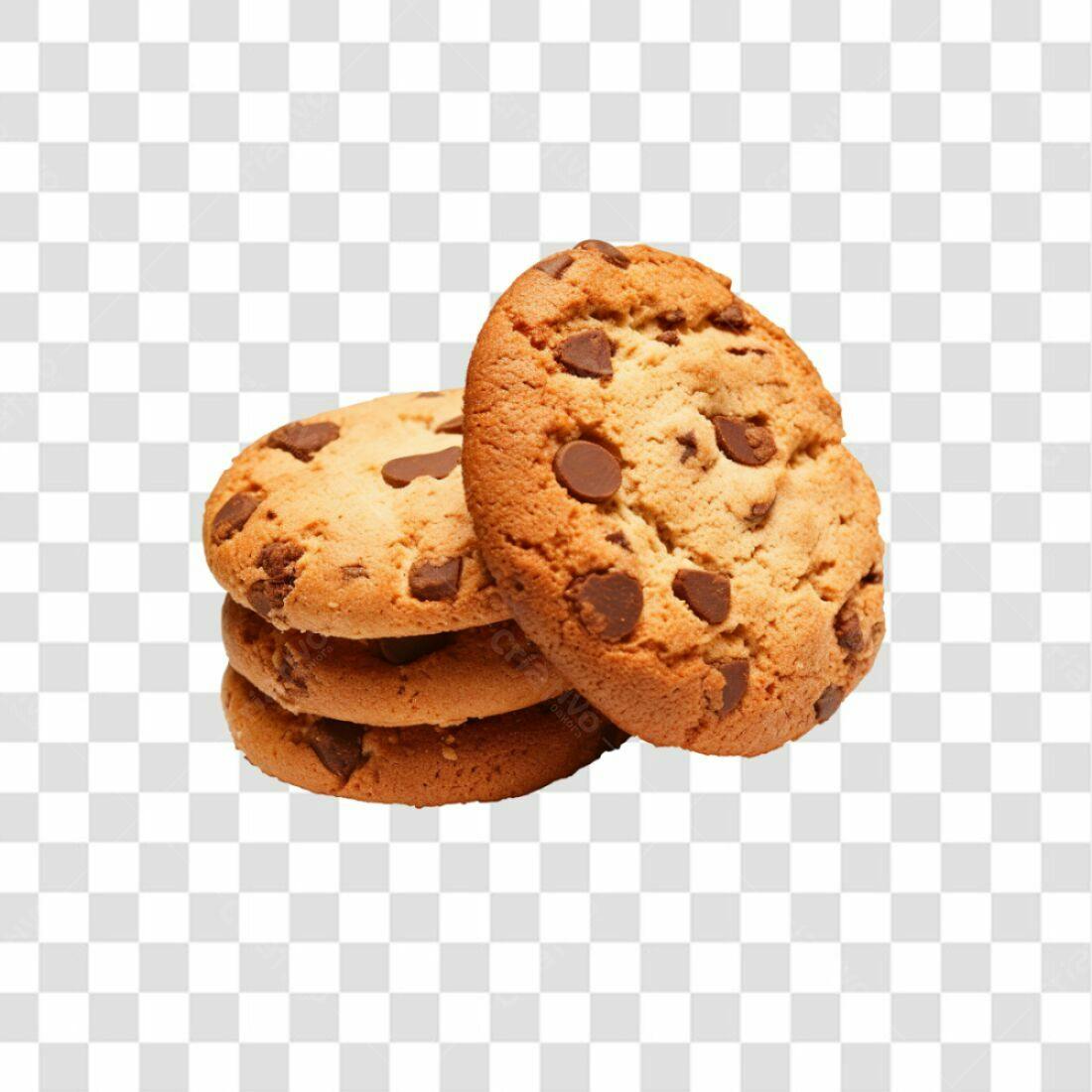 Icone Cookies Chocolate PNG com fundo transparente